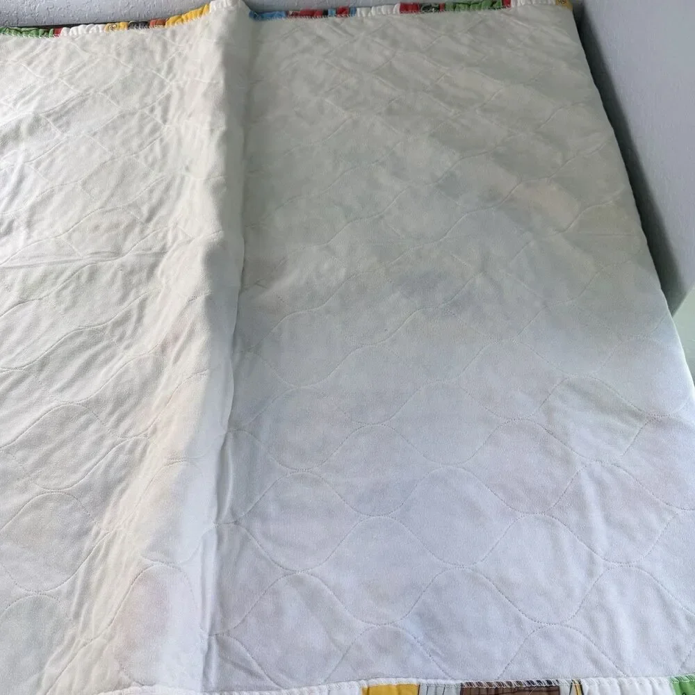 Vintage Thomas Train Bed Set 55”x40” Comforter Top & Fitted Sheets 1992 Britt